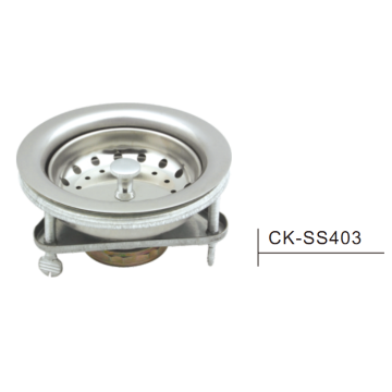 Colador de fregadero de acero inoxidable CK-SS403