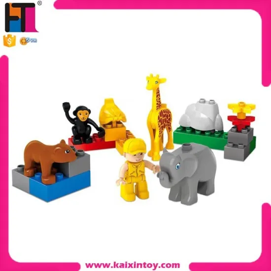 PP material baby zoo creative play bloques