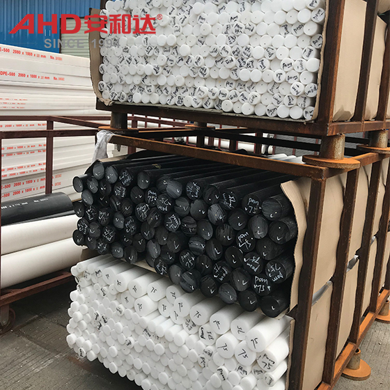 black white 50mm pom rod delrin bars