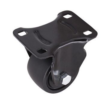 2.5 Inch Black Small Rigid Caster