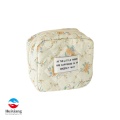 Bolsa de almacenamiento de toallas sanitarias floral azul marino