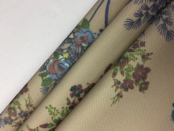 Polyester Spandex Heavy Twill Print Knit Fabric