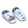 Sapatos de couro macio para veleiro para bebês