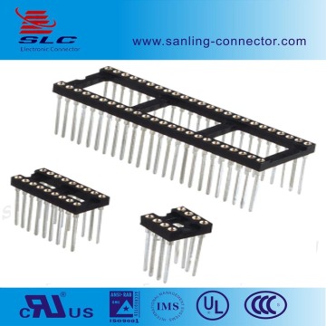 Long Straight Machine Pin Header Pitch 2.54mm IC Socket Female PCB Connector