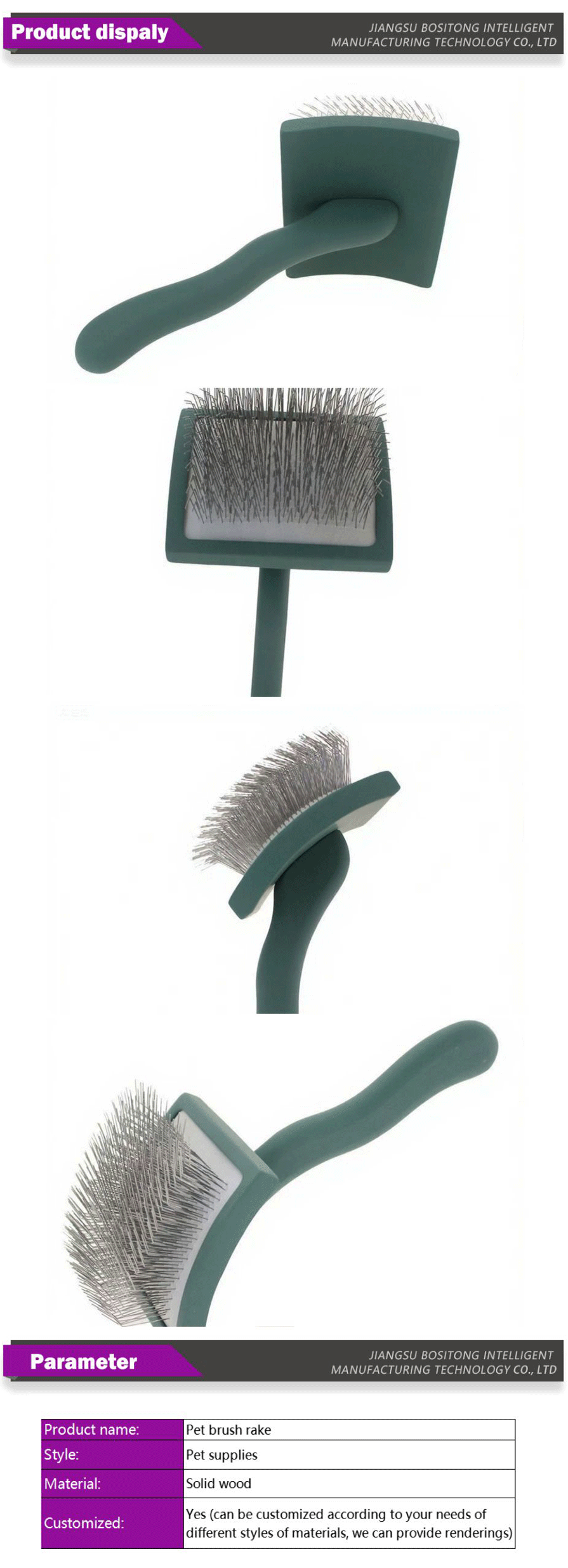 Pet airbag comb for dogs