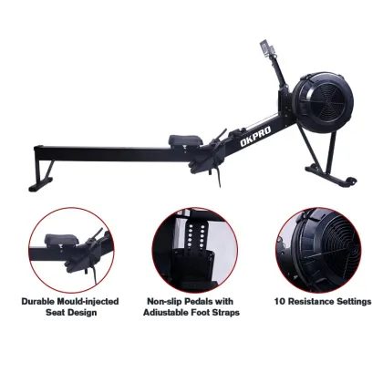 Commercial Gym Fitness Equipment: Rowing Machine Cardio Machine