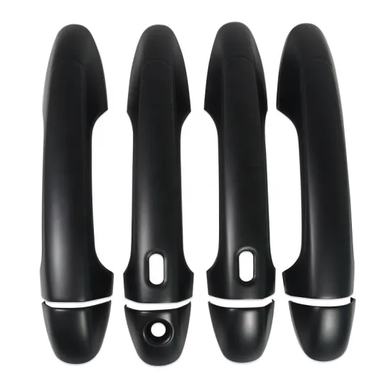 YCSUNZ 4PCS Black Car Door Handle Covers for Toyota Hilux Revo Rocco 2015-2022