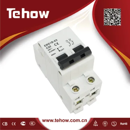 2 poles 6 amp dz47-63 circuit breaker delixi types