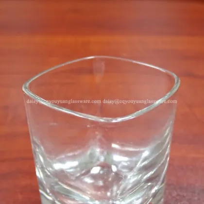 Handmade Square Tequila Vodka Glass - 2oz Shot