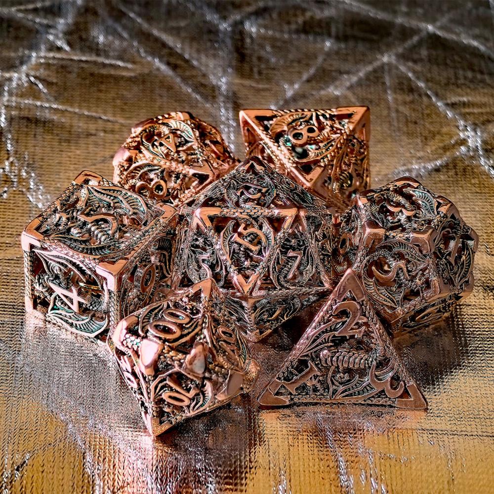 Hollow D D Metal Dice