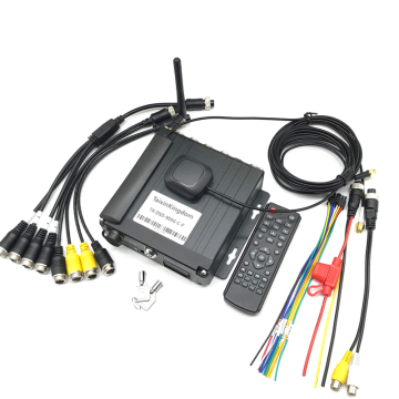 New AHD 8CH 1080P Dual SD Card 4G GPS WiFi Mobile DVR for Trucks and Buses - CMSV6 & CMSV7