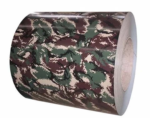 corrugated steel sheet camouflage coil printed ppgi coils