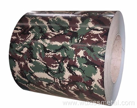 corrugated steel sheet camouflage coil printed ppgi coils