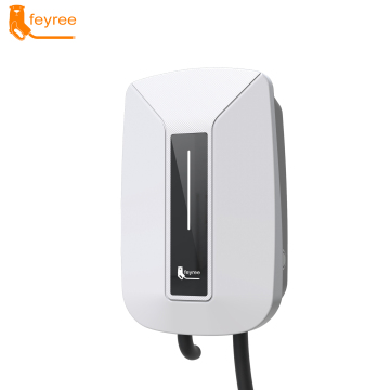 Portable FEYREE 7kw-30kw DC EV Charger - Mini Wallbox with Type2/Type1/J1772 Connectors for Charging Stations