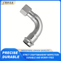 Paslanmaz Çelik Boru İç Dişli Dirsek 90 Derece