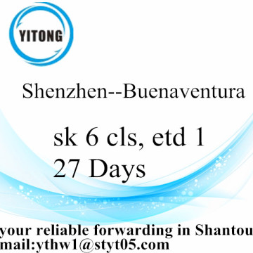 Transporte marítimo internacional de mercancías de Shenzhen a Buenaventura
