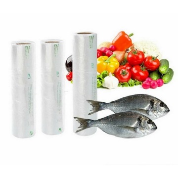 Transparent Polythene Grocery Plastic Bags Packaging Roll