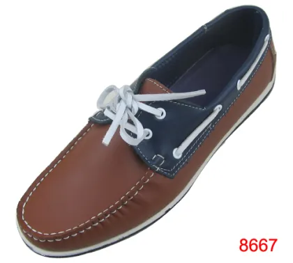 100% handmade men casual leather shoes