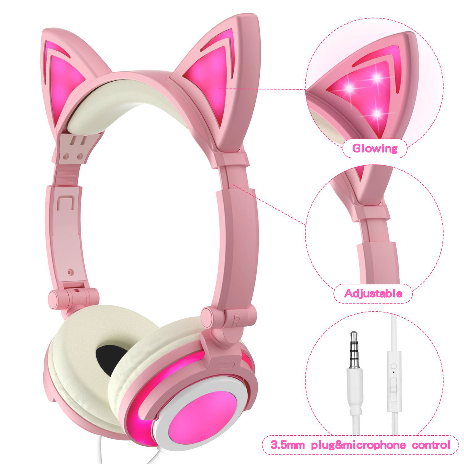 details of kids headphones for girls gifts1