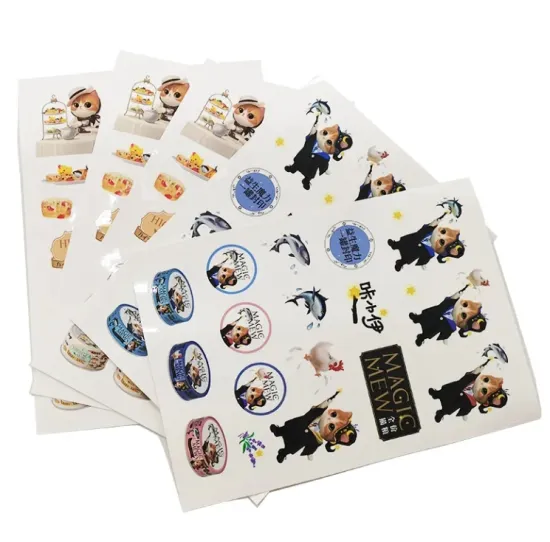 Custom Printed Waterproof Cartoon Vinyl Sheet