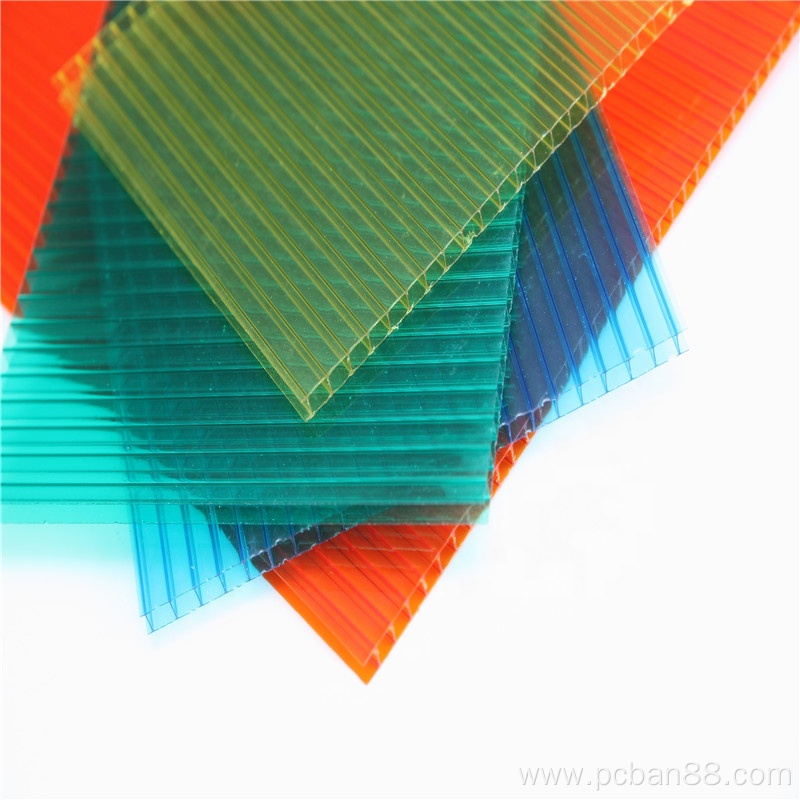 6mm hollow polycarbonate sheet