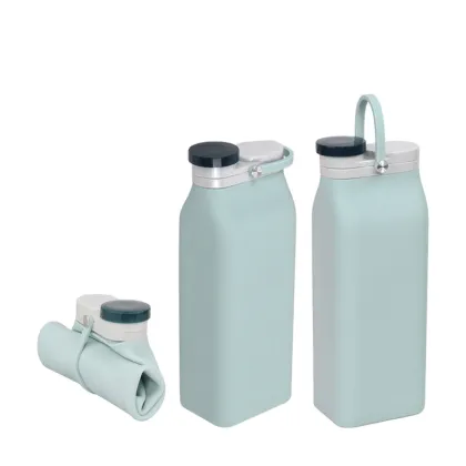 600ML Silicone Milk Bottle: BPA-Free, Collapsible, and Reusable Water Bottle