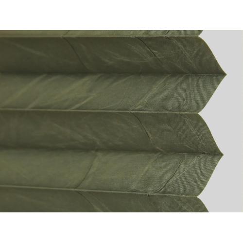 Blackout Pleated Blinds Crepe fabric folded pleated fabric blackout pleat shade Supplier