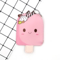 Ice-cream style simple PU coin purse