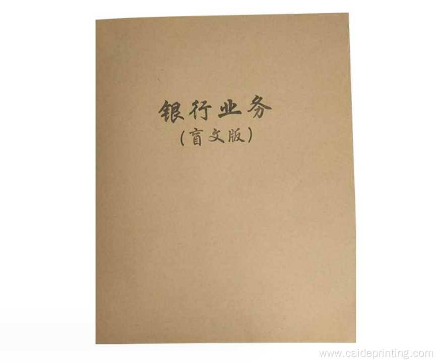 Braille Banking Guide Braille Embossed Braille Paper
