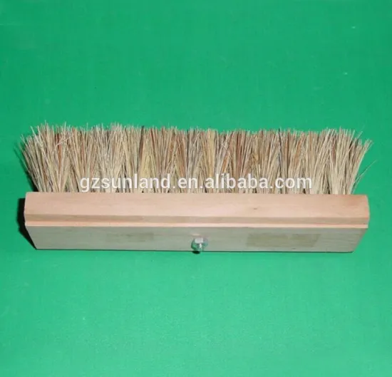 Fibre floor cleaning brush