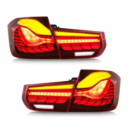 BMW 3 Series 2013-2018 Dragon Scale Tail Lights - Unbreakable Brake Lights Upgrade
