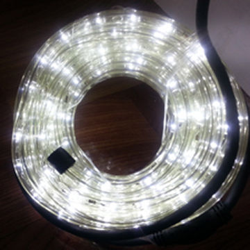 LED flexible rope lights with white bulbs, 24, 110, 220V