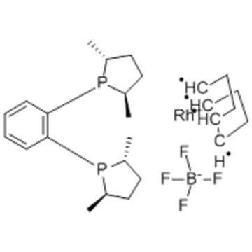 (-) - 1,2-bis [(2R, 5R) -dimetilfosfolano] benceno (ciclooctadieno) rodio (I) CAS 210057-23-1