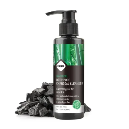 Men's Charcoal Oil Controlling Acne Treatment Facial Cleanser