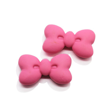 Cute Pink Resin Bowknot Decorazione Craft Flatback Cabochon Abbellimenti per Scrapbooking Accessori fai da te Kawaii