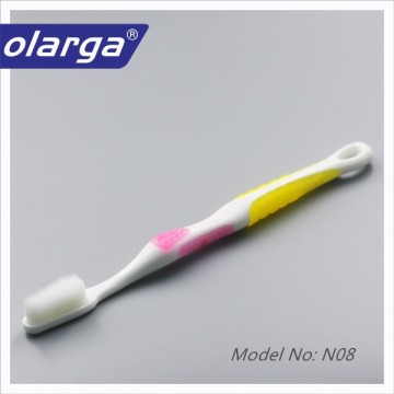 Attractive design soft nano bristle toothbrush