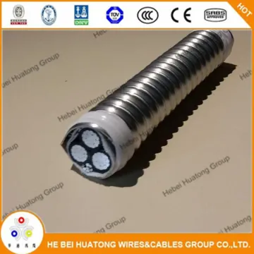 UL 1569 Mc/Bx Cable with Thhn Conductor Cables Aluminum Alloy Armored Cable 600V