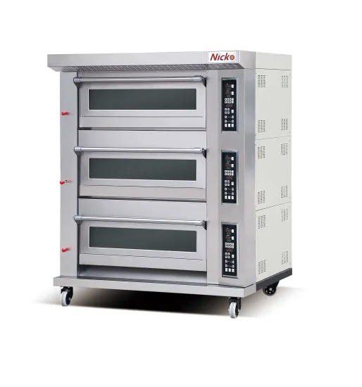 3 Deck 6trays Electric Oven for The Bread Machine