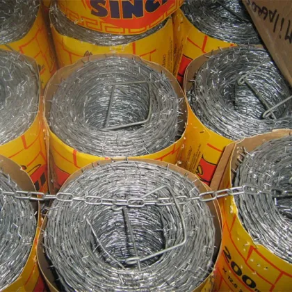 BWG14 Single Strand Barbed Iron Wire for Protection