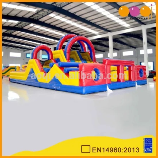 AOQI newly design best sale inflatable paintball obstacle for commercial
