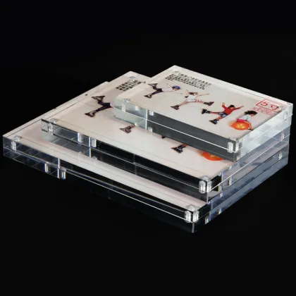 Vintage Rotating Acrylic Picture Frame for Fujifilm Instax Mini