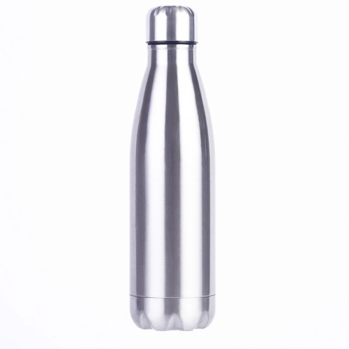 Stainless Cola Motion Sport Water Bottle Rugged Water Cup Monolayer No Heat Preservation Metal Color Cola Drink Bottle Drinkware