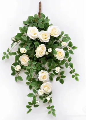 Hanging Artificial Rose Vine Rattan for High-Quality Garden Decor