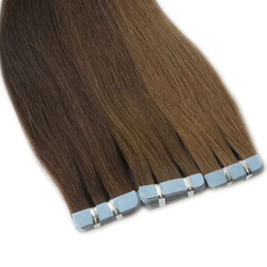 Wholesale Russian Remy Double Drawn Tape In Hair Extensions Full Cuticle Human Tape Hair