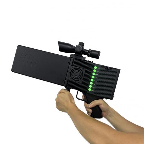 Canal portátil láser anti drones con arma