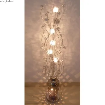 Metal art lamp metal flower lamp aluminum floor lamp