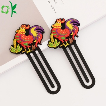 Animal Shape Silicone Bookmark for Promotion Gift