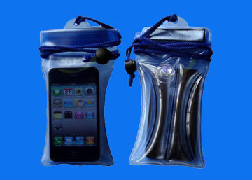 Oem / Odm Clear-front Pvc Keys / Cash / Cards / Mp3 / Mobile Phone Waterproof Bag / Case / Pouches
