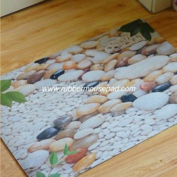 Anti-slip Home Rubber Floor Carpet Soft Washable With Heat-transfer Printing
