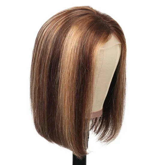 ombre wig human hair 13*4 lace frontal bob wigs 1b/27 short length straight human hair wig 8 inch to 14 inch